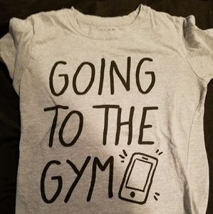 Going to the gym tee